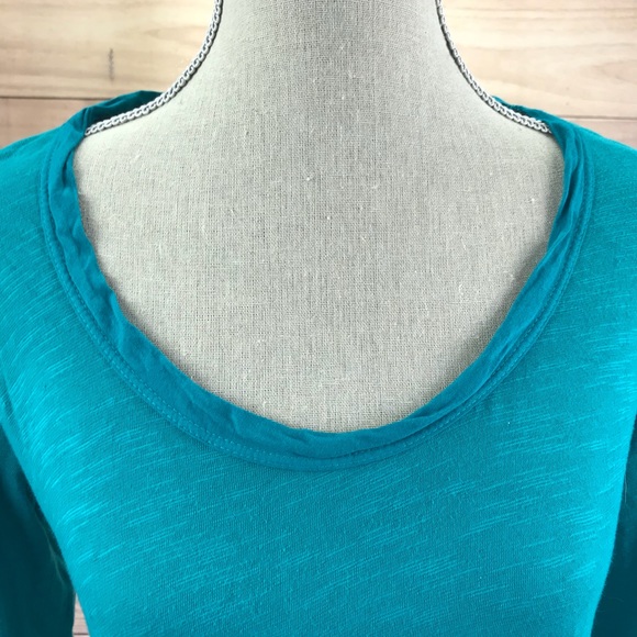 💕SALE💕Anthropologie Left of Center Blue Top - Picture 5 of 8